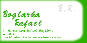boglarka rafael business card